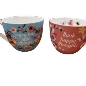 Bone China Jumbo Tea Cup Harvest Green Studio Set NEW